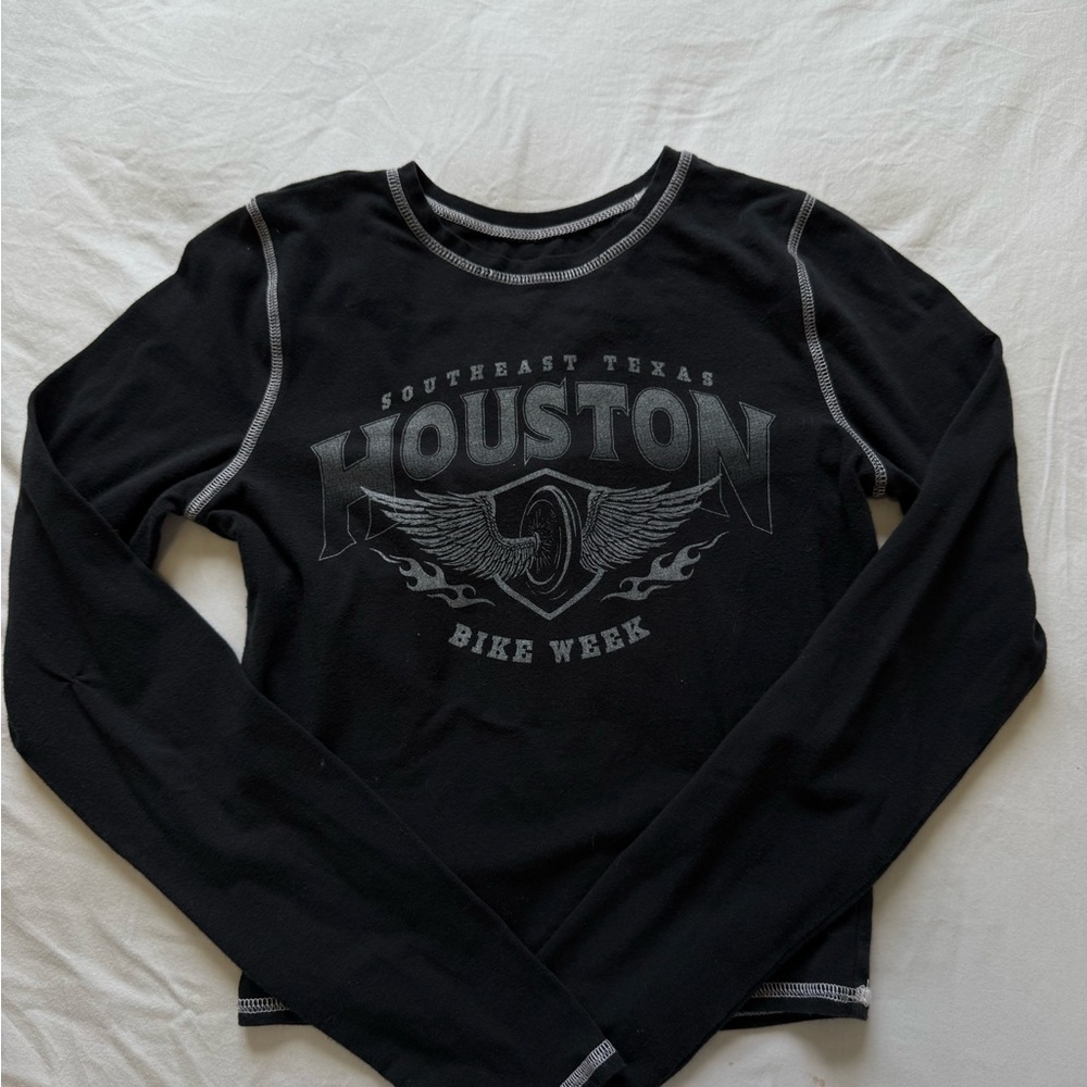Hollister Black Long Sleeve Tee